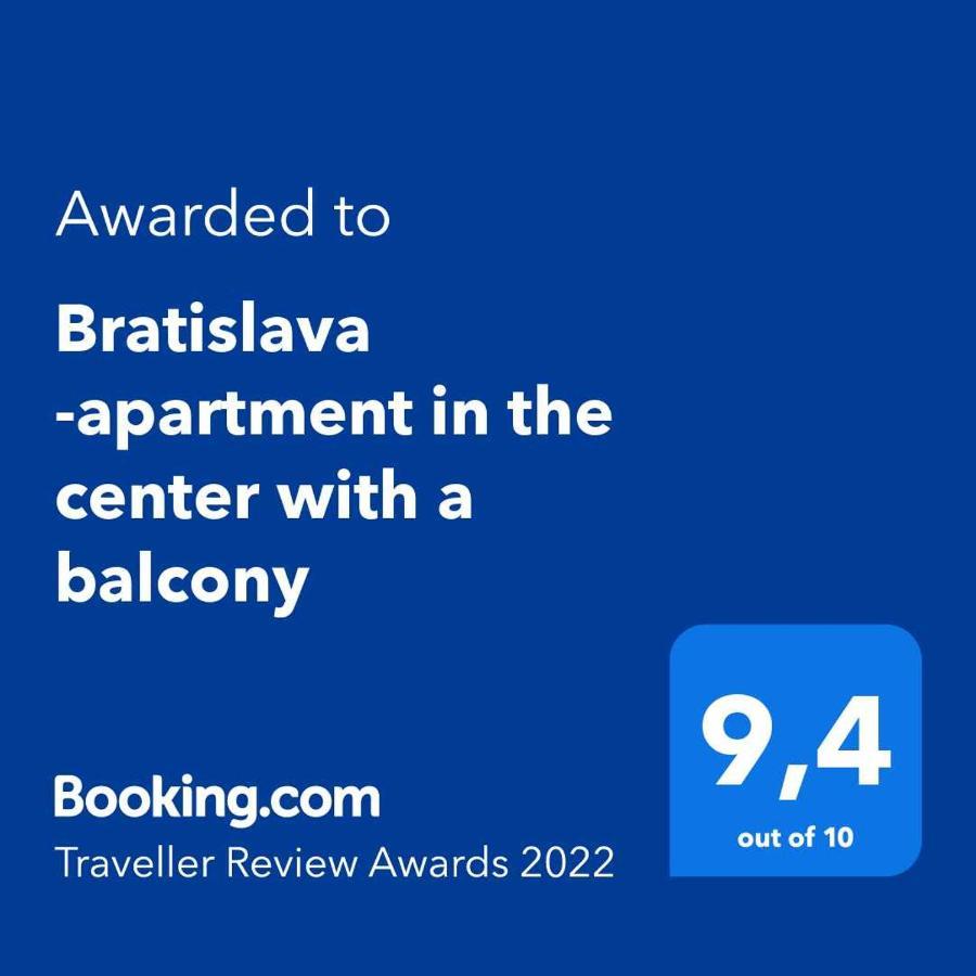 Bratislava -Apartment Near The City Center With A Balcony Екстериор снимка